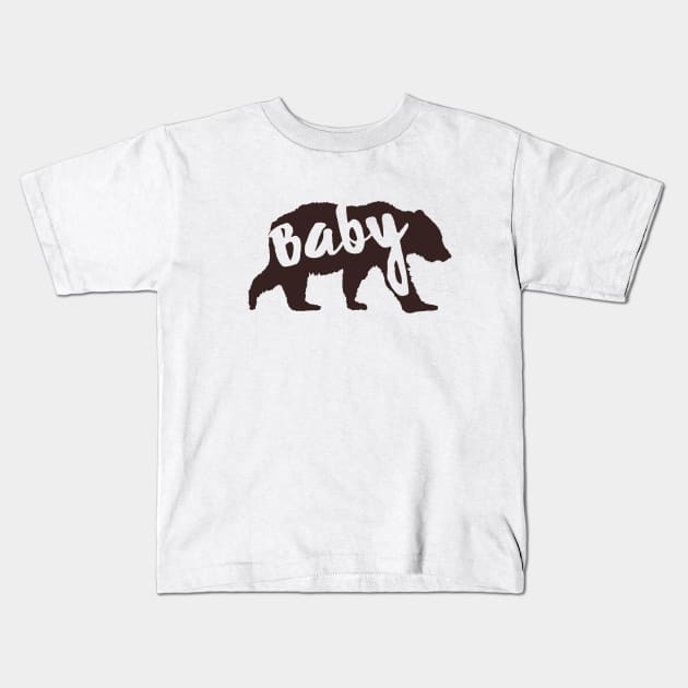 Baby Bear Kids T-Shirt by Kyandii